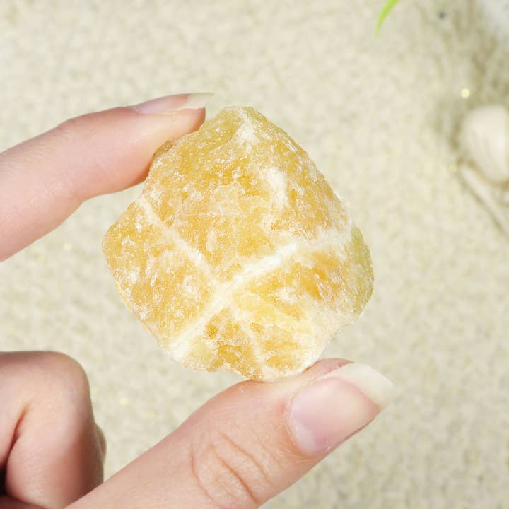 Natures Artifacts Inc – Engroshandel Spirituelle sten og krystaller – Orange Calcite (pakke med 10) | Rå orange calcit krystal