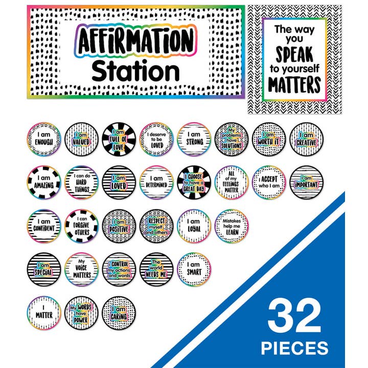 Carson Dellosa Education - Wholesale Bulletin Board - Affirmation Station Bulletin Board Set1