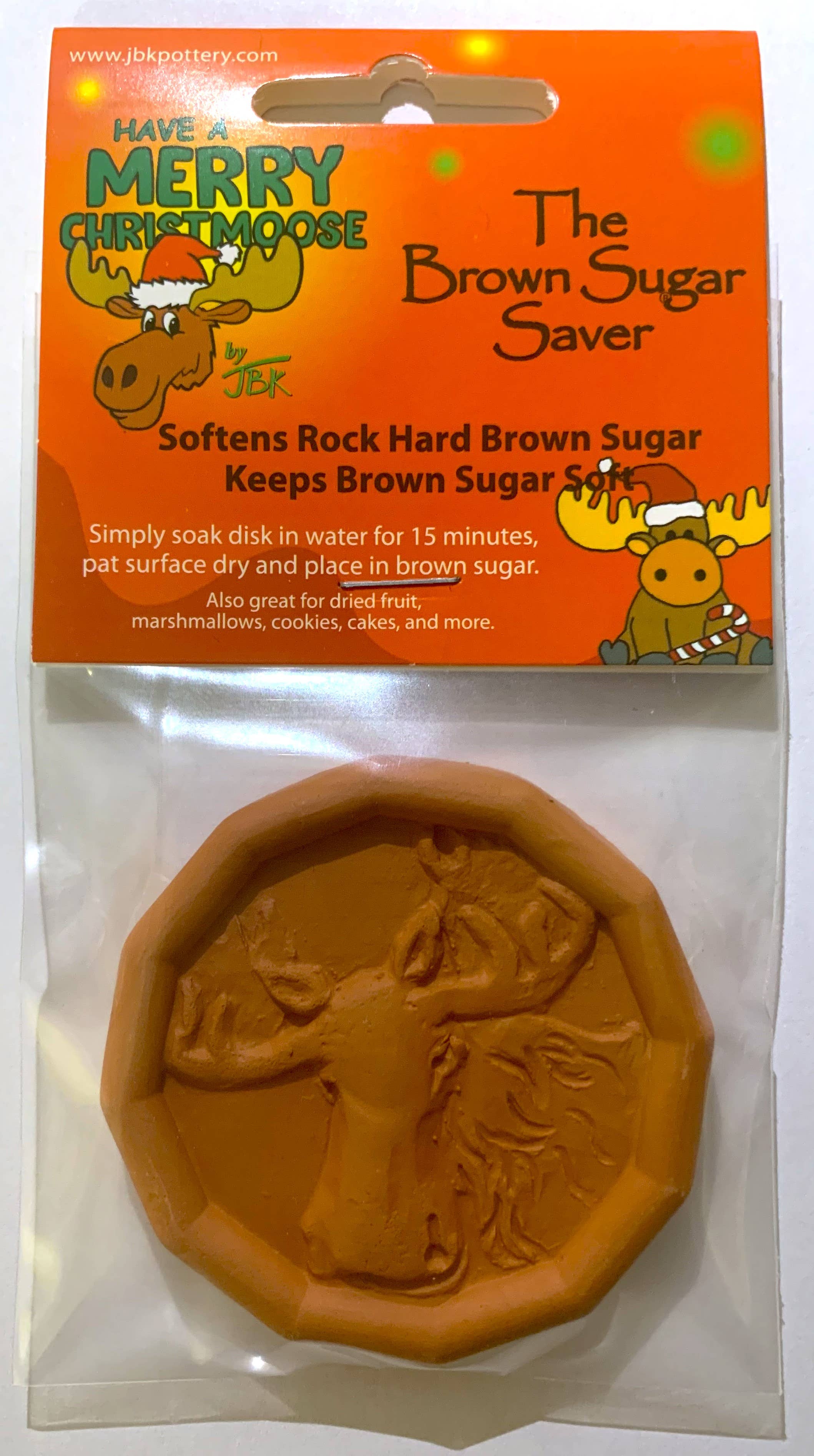 JBK Pottery - Wholesale Kitchen Tool/Gadget - Brown Sugar Saver Clip Strip (12pcs) Christmas Packaging2