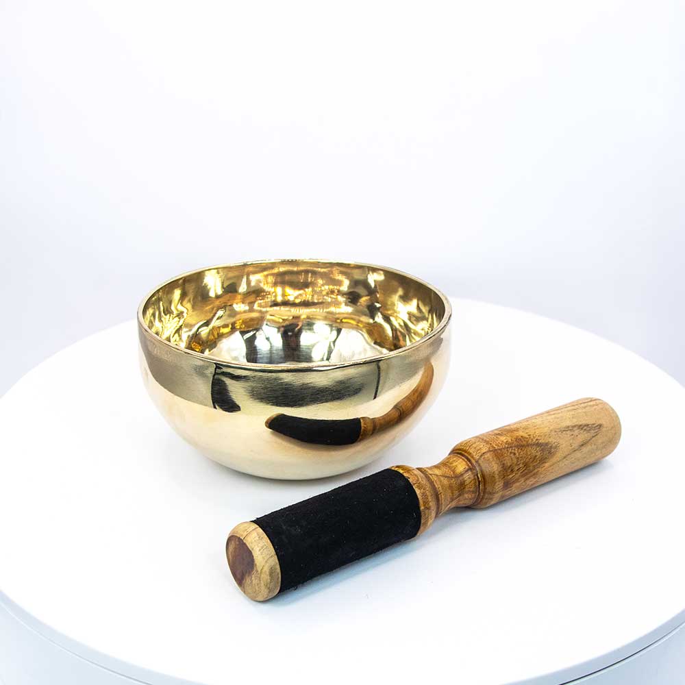 Kheops International - Wholesale Meditation Supplies - Handmade Singing Bowl Medium Plain (Each)2