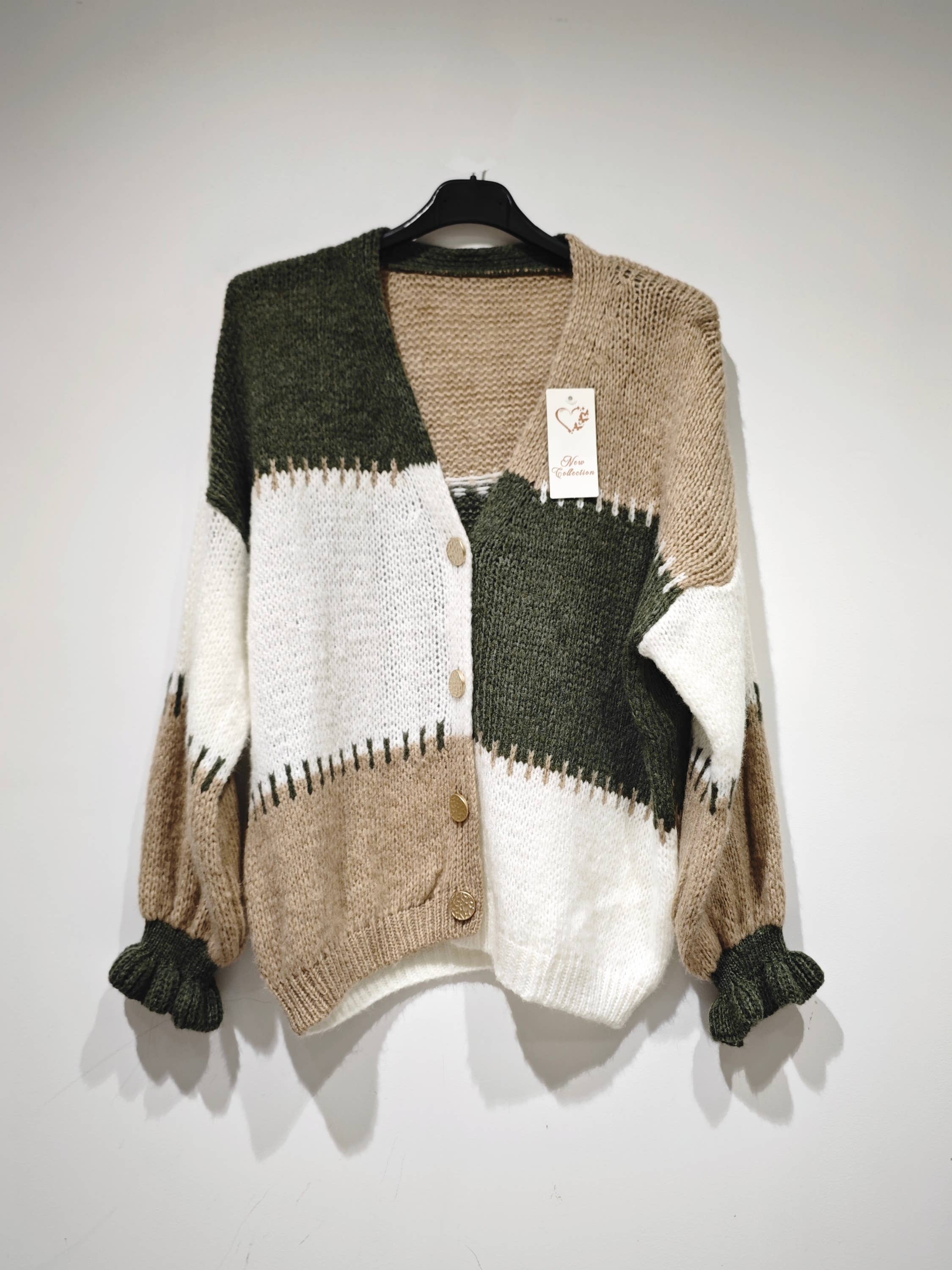 Pomelo paris - Wholesale Cardigan - Dames - ROMA Vest met knopen - AH266