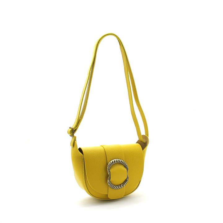 Vimoda - Wholesale Shoulder Bag - Women's - Cowhide leather shoulder bag with buckle 4