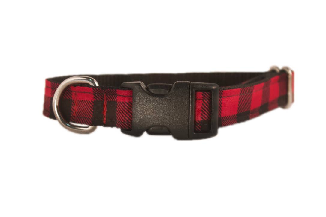 Sophisticated Pup - Vente Collier – chien - Buffalo Check Collier pour chien1