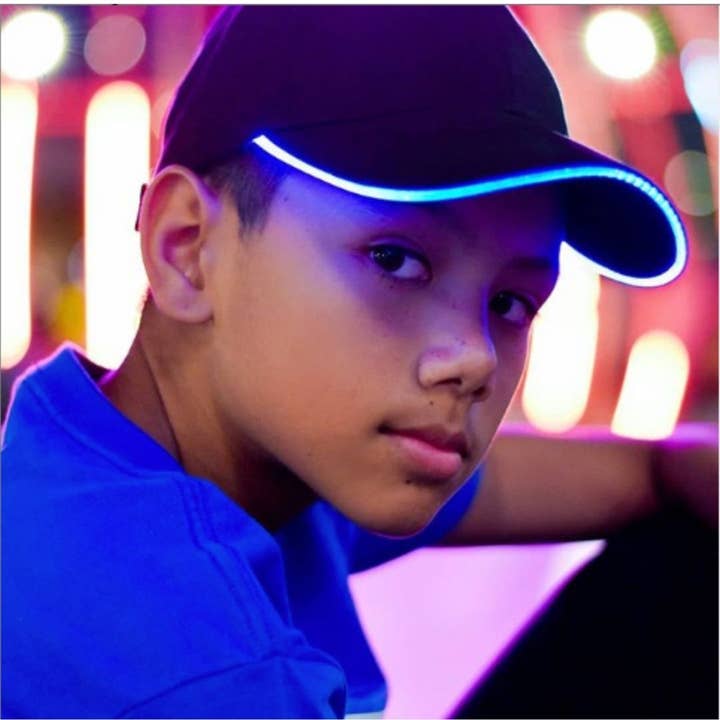 Illuminated Apparel – wholesale Baseball cap – Kids – Kids LED Light Up Baseball Cap3