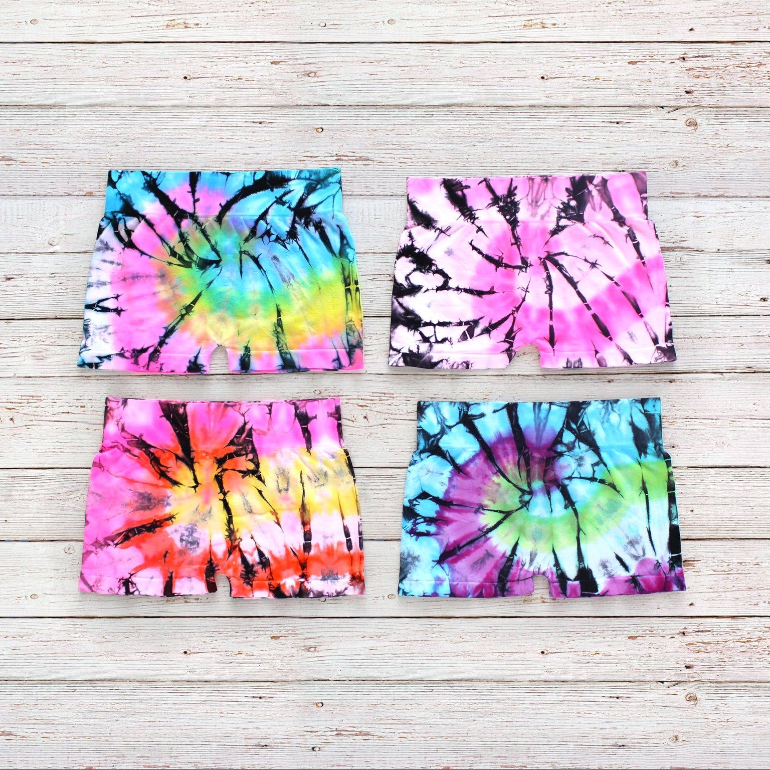 Malibu Sugar - Vente Short – enfant - Swirl Tie Dye Garçon Short Fille Taille Unique3