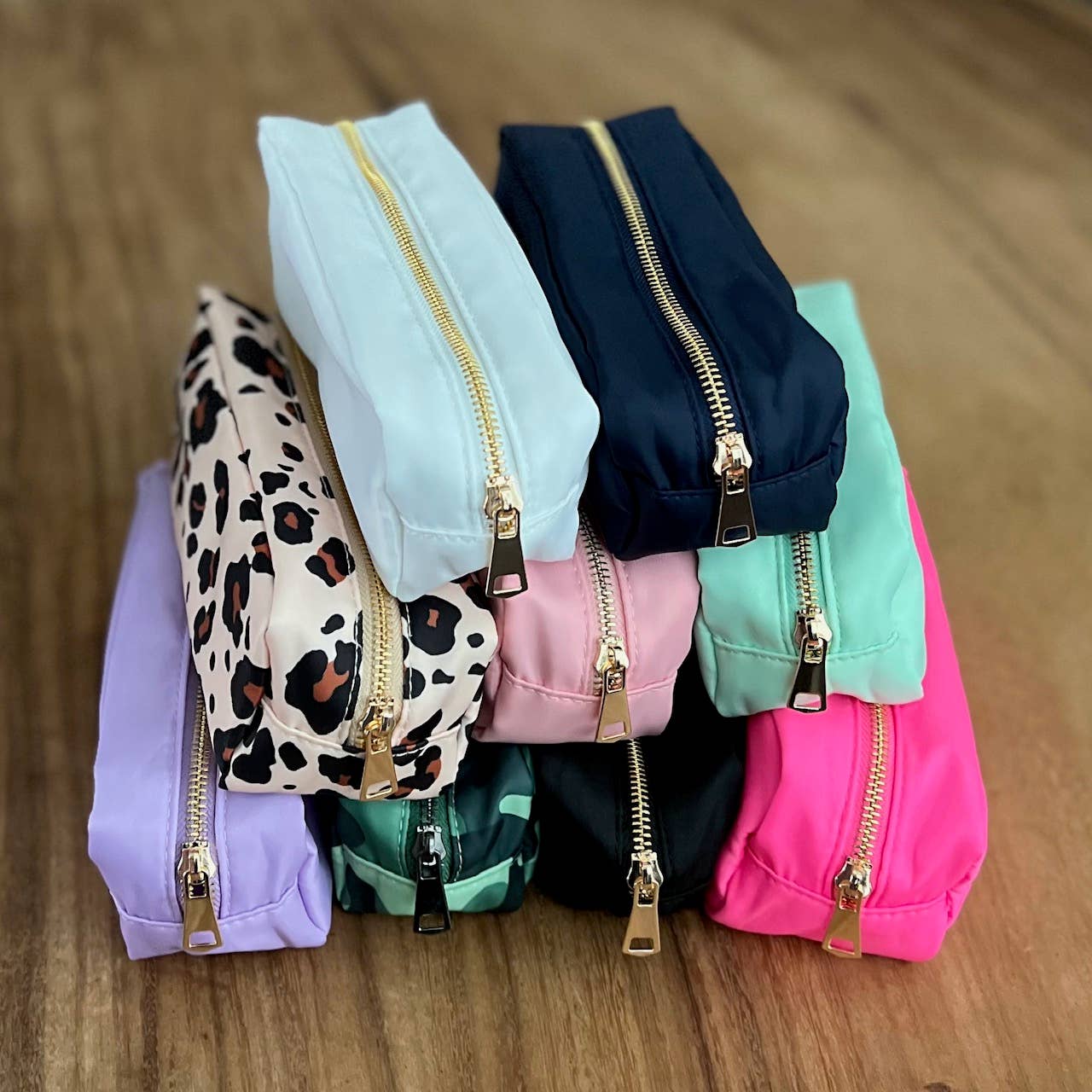 Palmy Pineapple - Vente Étuis/trousses à crayons - Trousse à crayons en nylon/trousse à pinceaux de maquillage pour patchs en chenille6