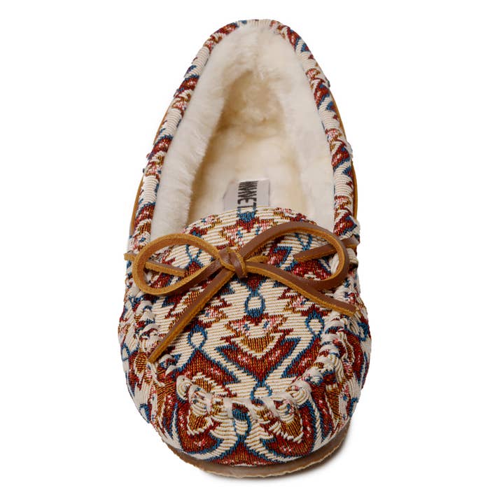 Minnetonka - Wholesale Slippers - Women's - Women's Suede Fabric Cozy Lined Cally Moccasin Slippers3
