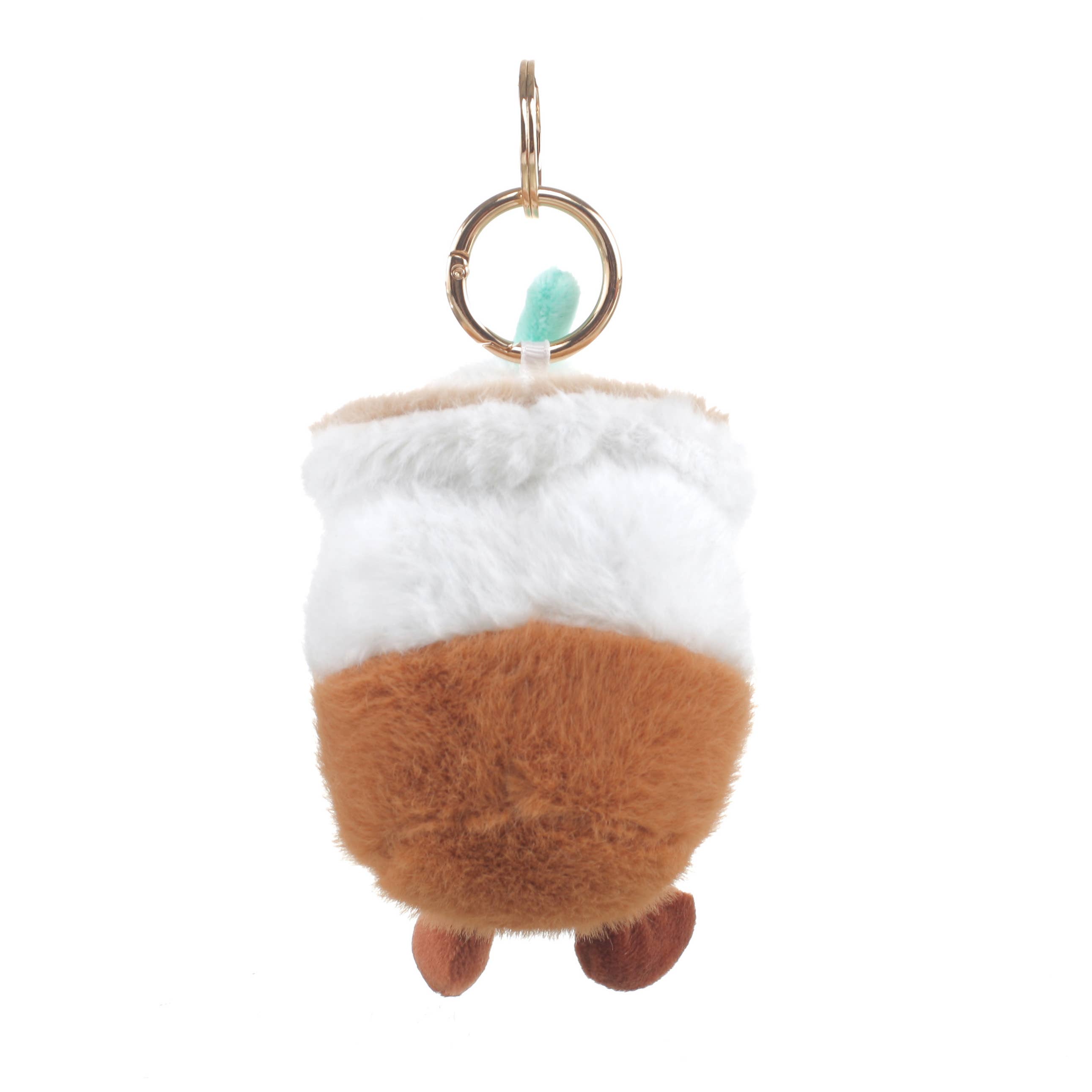Bessie London – wholesale Keychain – Women's – PLUSH ICED COFFEE BAG CHARM11
