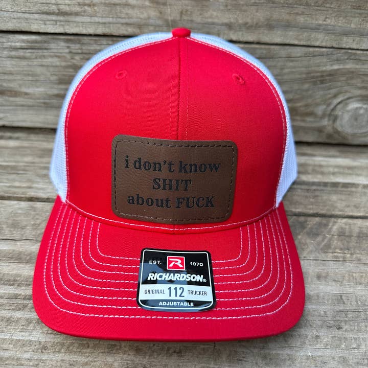 Designed To Flaunt - Wholesale Trucker Hat - Men's - I Don't Know "S" About "F" Men's Richardson 112 Trucker Hat3