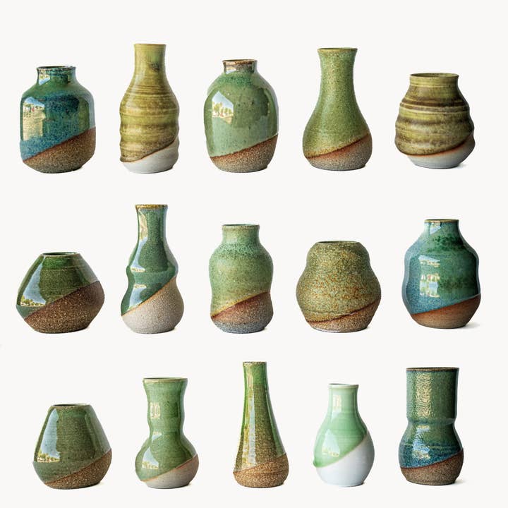 Sara Pilchman Ceramics - Wholesale Vase - TinyPots Bottleneck5