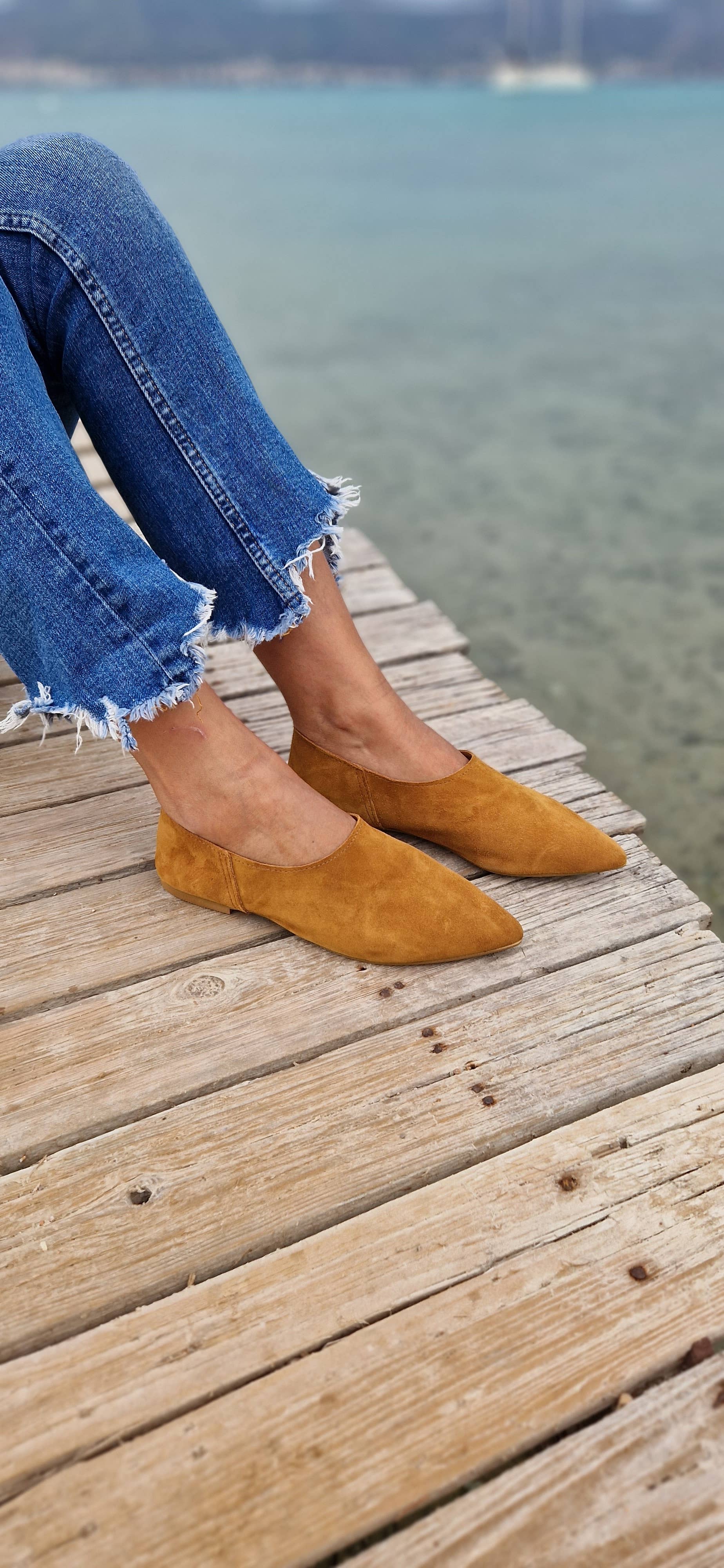 Madammeshushu - Wholesale Mules - Women's - Suede Leather mules for Women, leather loafers, Women7