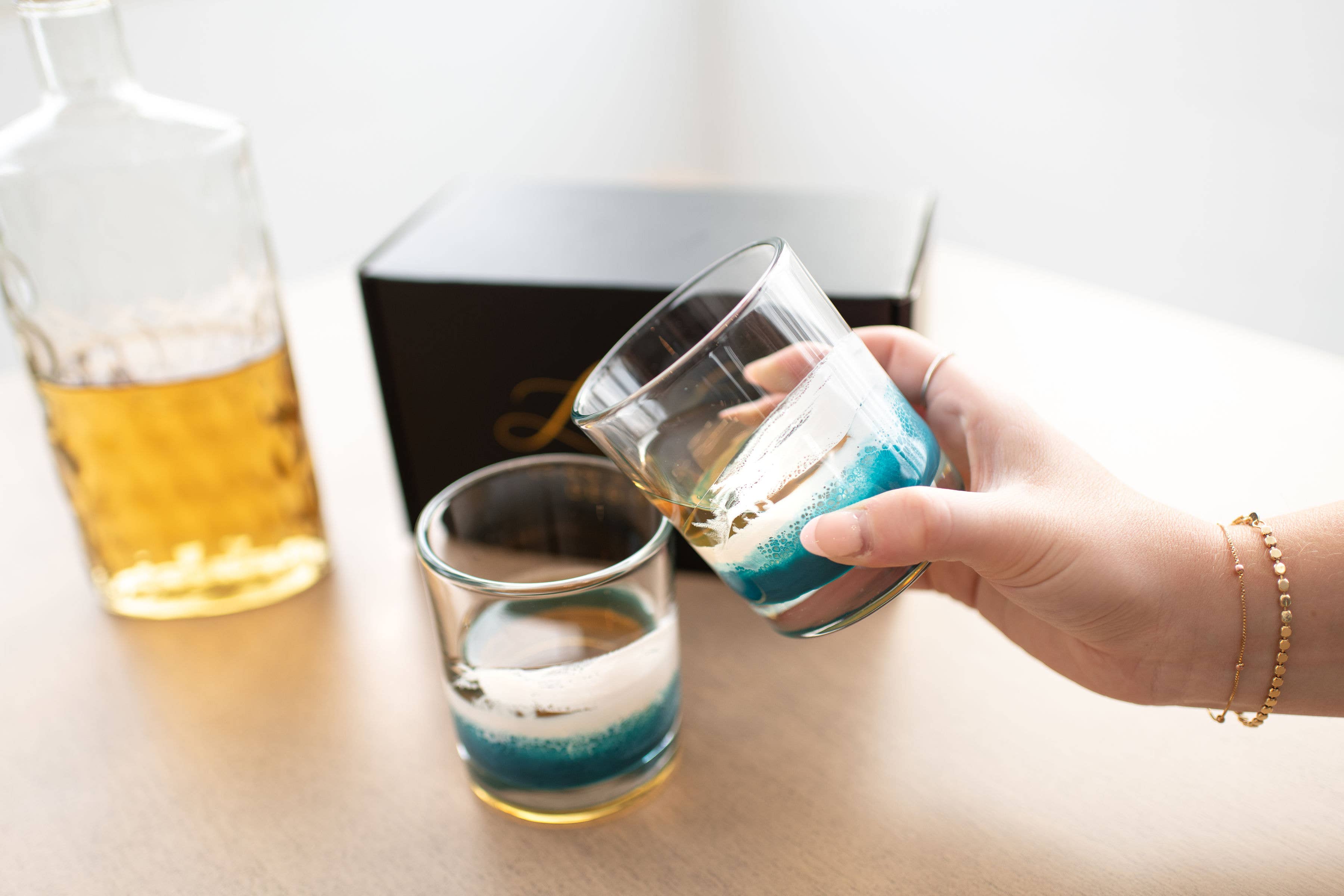 Lynn & Liana Designs - Wholesale Cocktail/Liquor Glass - NEW!!! Resin Coated Old Fashioned Whisky Glasses -NO TARIFFS6