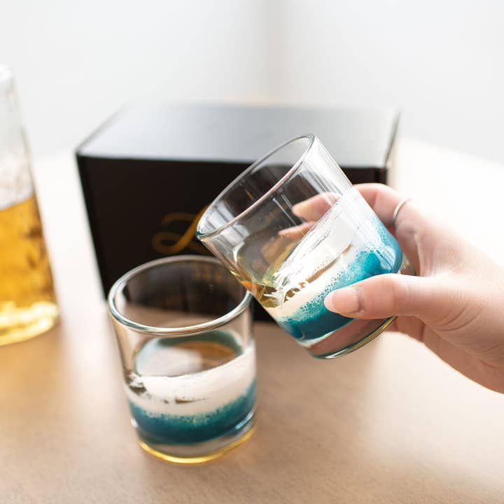 Lynn & Liana Designs - Wholesale Cocktail/Liquor Glass - NEW!!! Resin Coated Old Fashioned Whisky Glasses -NO TARIFFS6