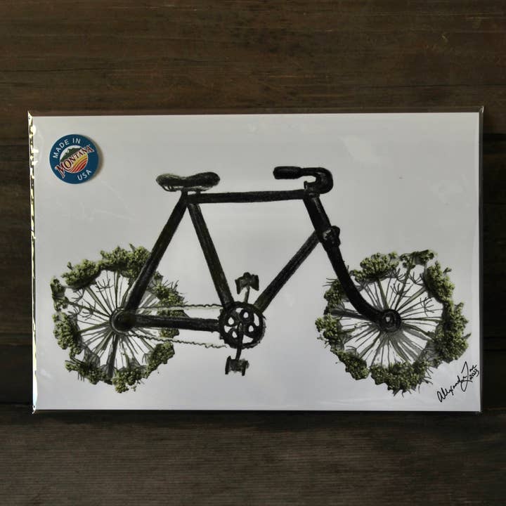 Bicycle Rider Print for wholesale by ReLove By Love LLC