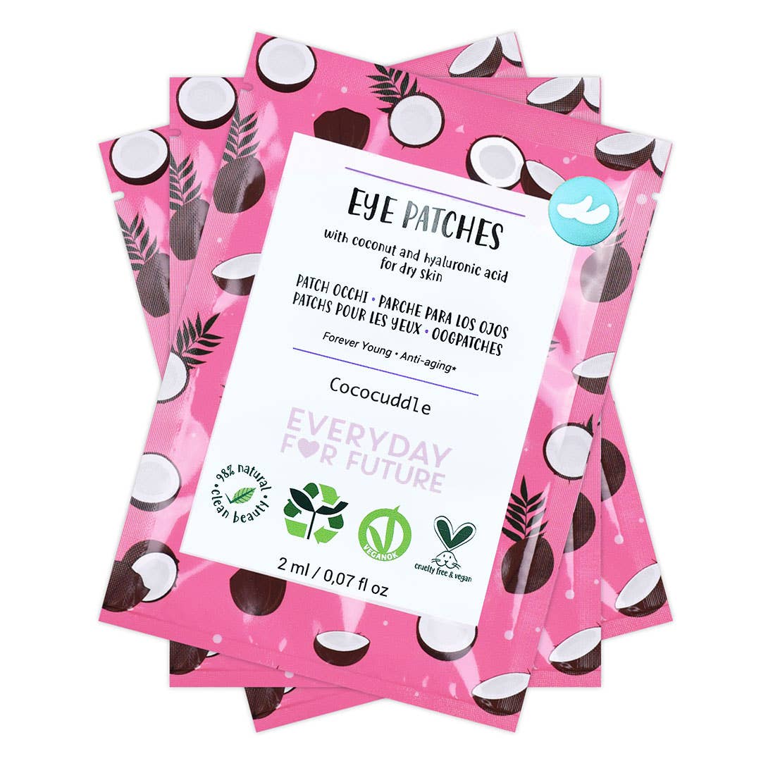 Everyday For Future - Vente Masques de traitement yeux - Patchs hydratants anti-âge pour les yeux à l’acide hyaluronique1