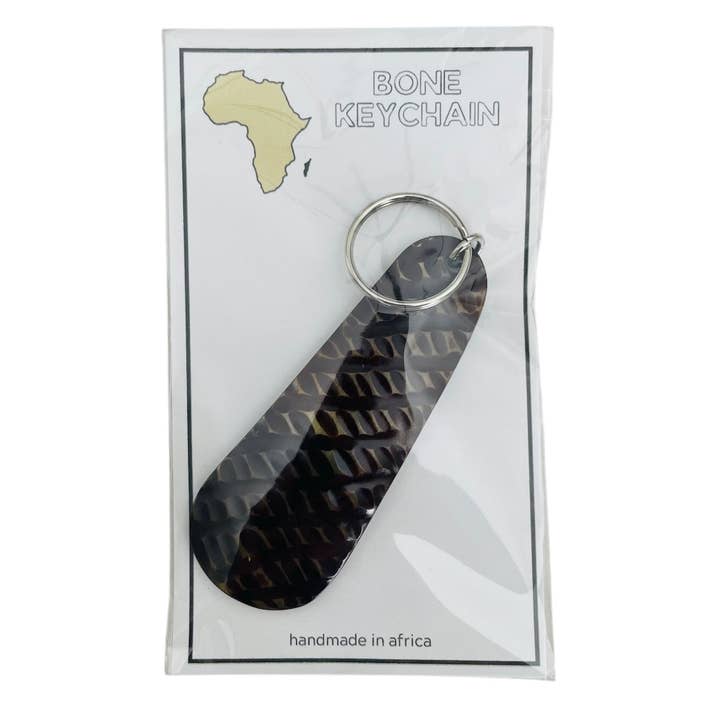 Africa | Bone Keychain for wholesale by Beautifully Made Fair Trade