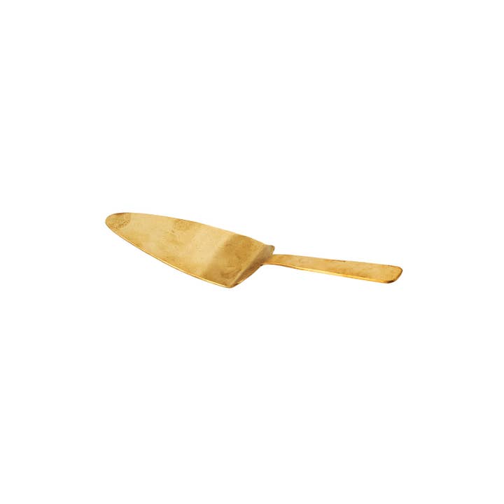 Fog Linen Work - Wholesale Serving Utensil - Brass Cake Server2
