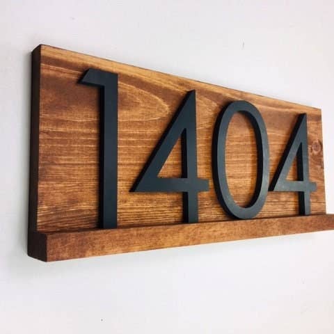Modern Address Sign Plaque, Address Sign For House, Personalized Address Plaque for Home, Large Numbers for Outside, Contemporary Address for wholesale by Liberty Trade Corp