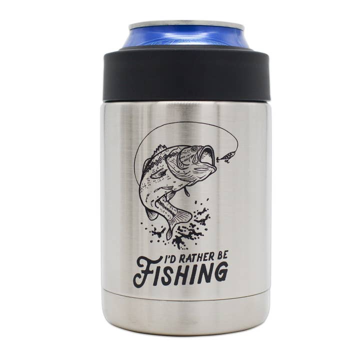 Rather Be Fishing - 12oz Can Cooler for wholesale by Magic Pine Outfitters