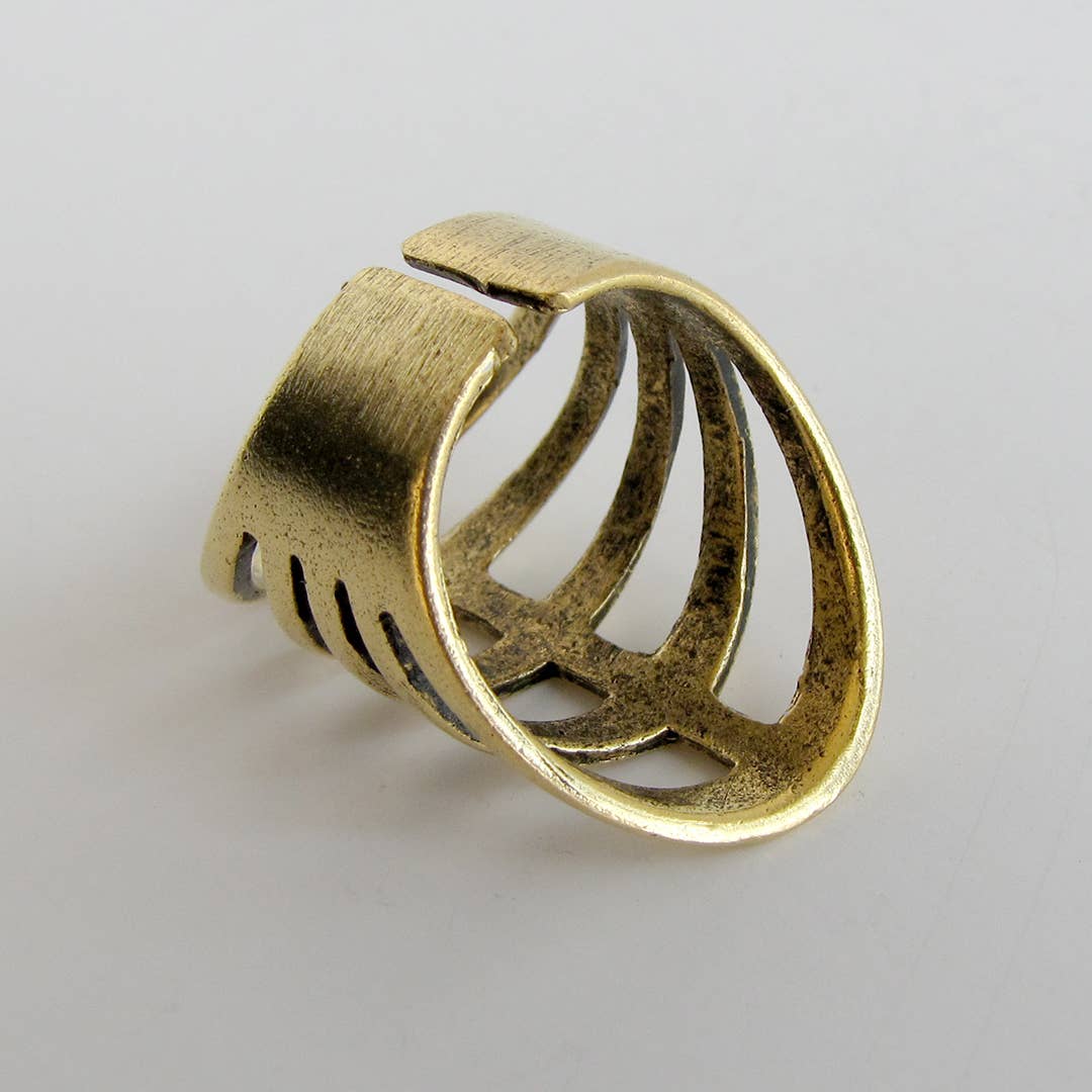 Ornamental Things - Wholesale Cocktail/Statement Ring - Gladiator Ring2