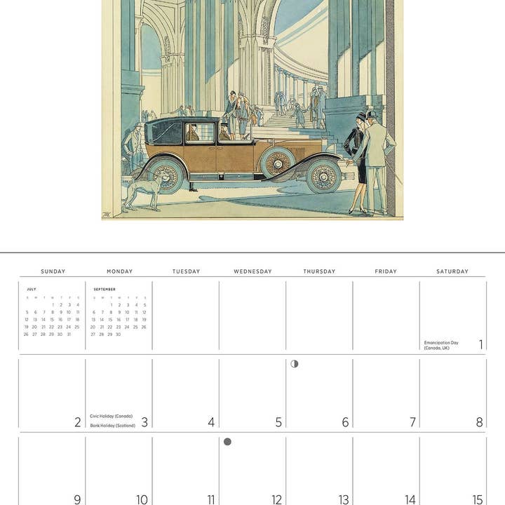 Pomegranate – wholesale Calendar – Automobiles: Vintage Posters 2026 Wall Calendar3