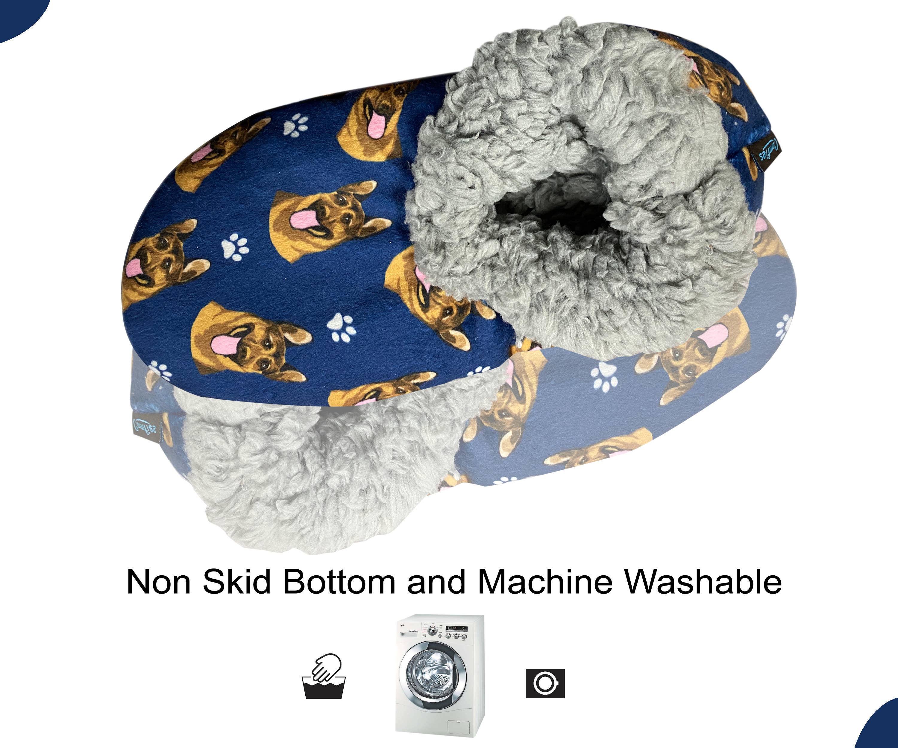 E&S Pets - Venta al por mayor Zapatillas para casa - Mujer - Pantuflas de pastor alemán4