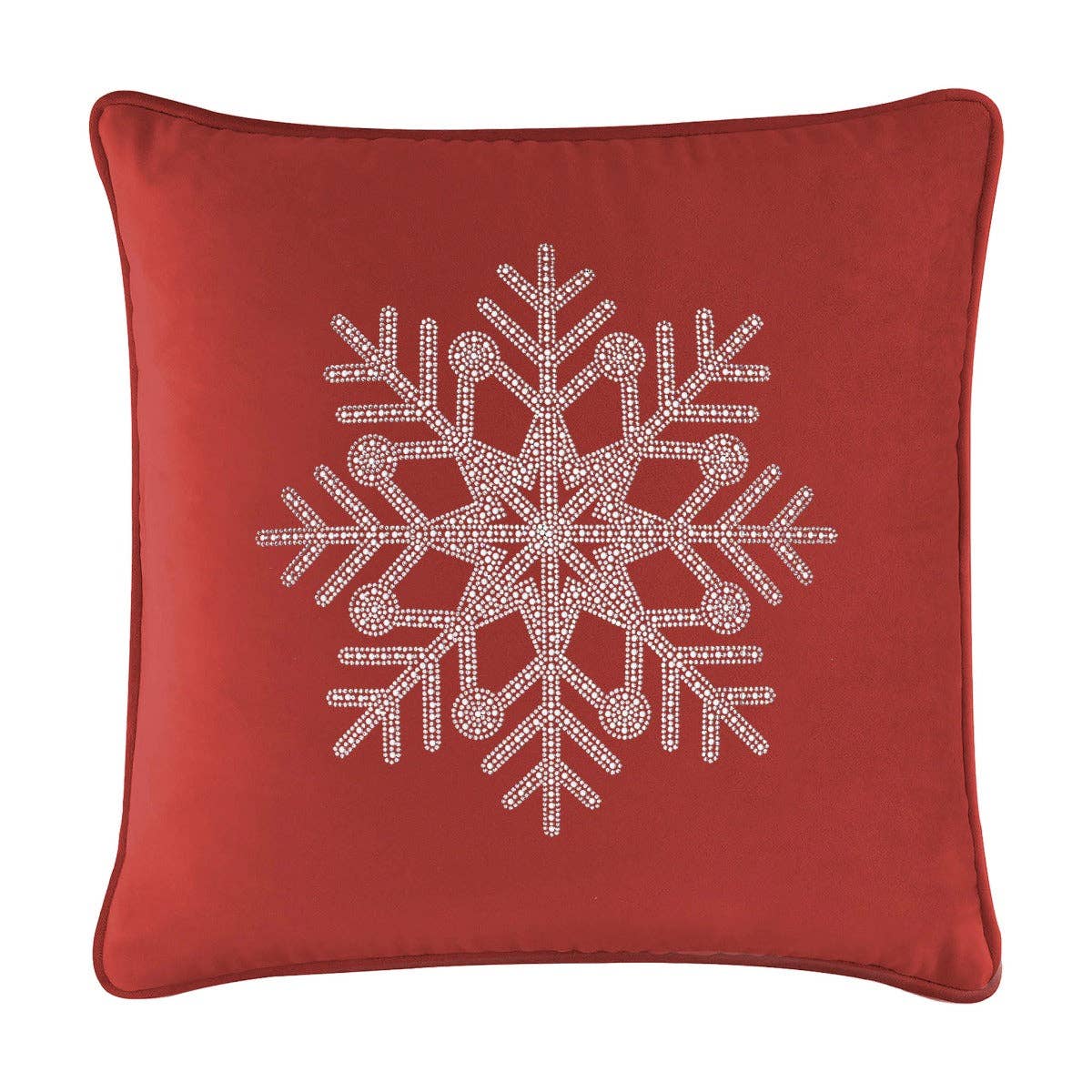 Sparkles Home - Wholesale Throw/Decorative Pillow - Rhinestone Snowflake Pillow58