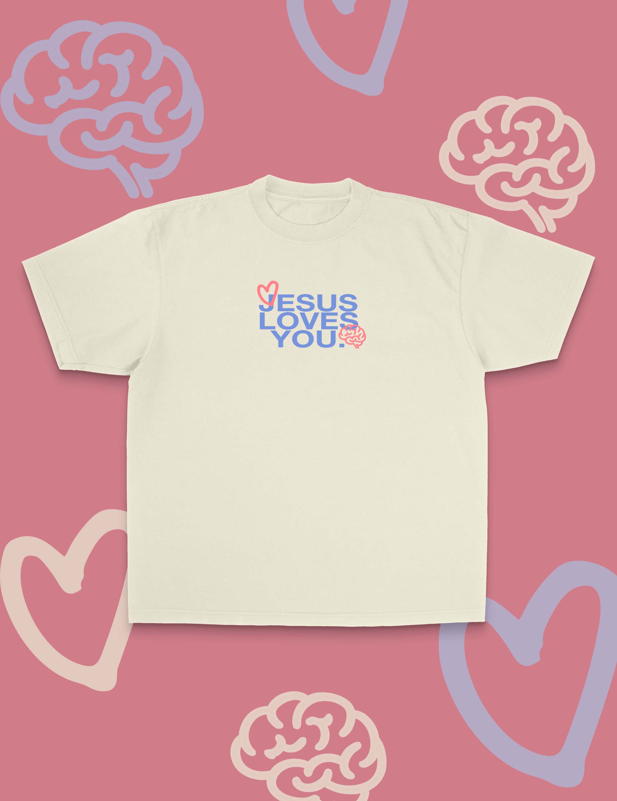 Jesus Loves You Company - Wholesale Screen Printed T-Shirt - Unisex - NEW || "Love Jesus & Still Struggle" Tee0