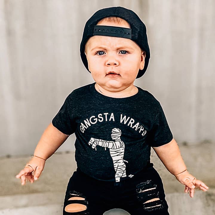 Gangsta Wrapper Halloween T-Shirt for wholesale by Sonrise State