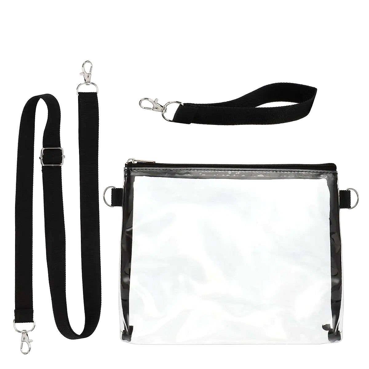 Diacly - Wholesale Crossbody Bag - Women's - Attached Handle Clear Transparent Crossbody Shoulder Bag3