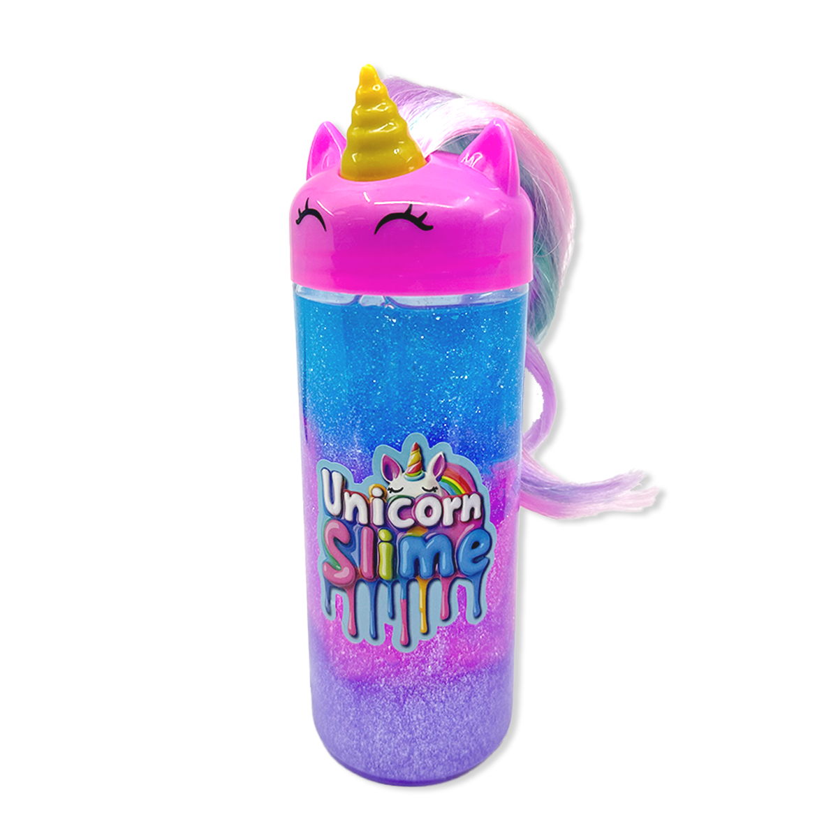 Novelty Brands - Wholesale Putty/Slime - Kids - Sparkly Rainbow Unicorn Slime - 6/Display3