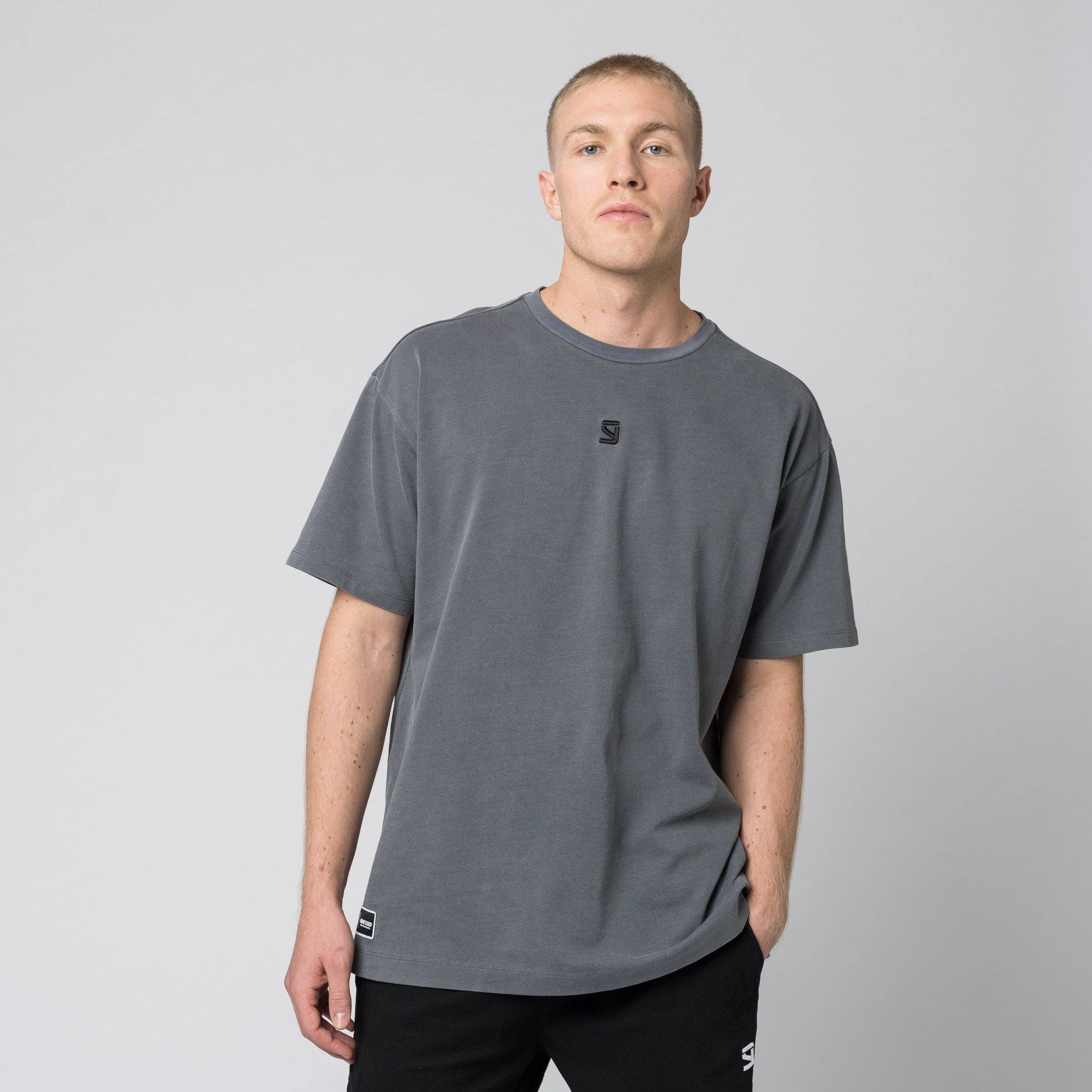 used dark grey CORE. oversize back pocket t-shirt for wholesale on Faire3