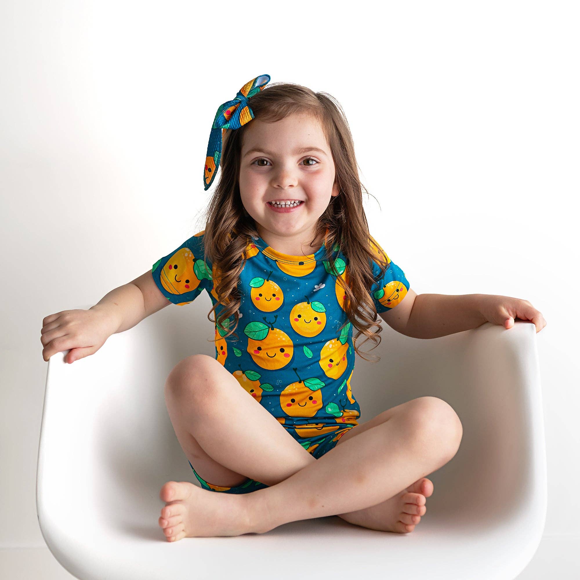 Gigi and Max – wholesale Pyjamasset - Barn – Bambu Pyjama Barnkläder Sleepies Småbarnshorts 2PC Set Cutie1