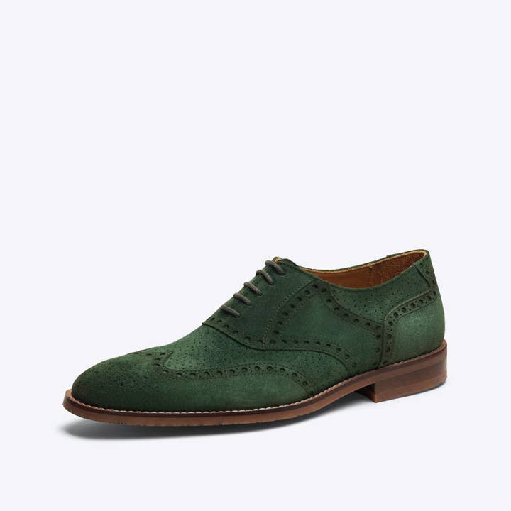 40644/00 - Oxford vert en daim pour homme pour la vente par Centenário