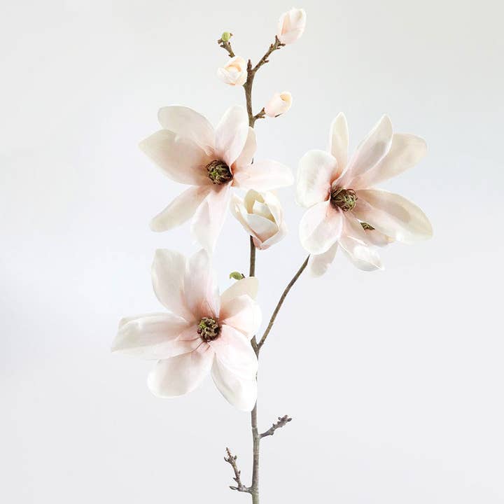 Blush Magnolia Blossom Branch 35" and other Purchase Wholesale faux cherry blossom branches. Free Returns & Net 60 Terms on Faire trending on Faire.