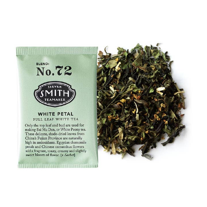 White Petal White Tea Blend - Bulk Sachets for wholesale by Smith Teamaker