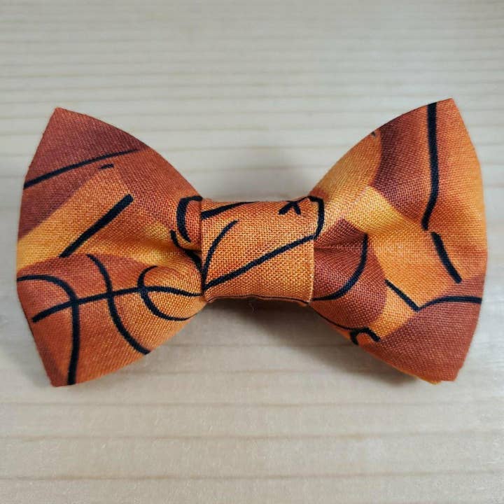 Basketball Pet Bow Tie for wholesale by Cheeky Chic Bows
