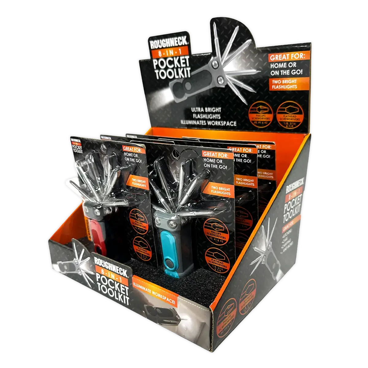 Novelty Brands - Wholesale Retailer Display - Home & Living - Roughneck Impulse Tools Assortment 66PC Floor Display8