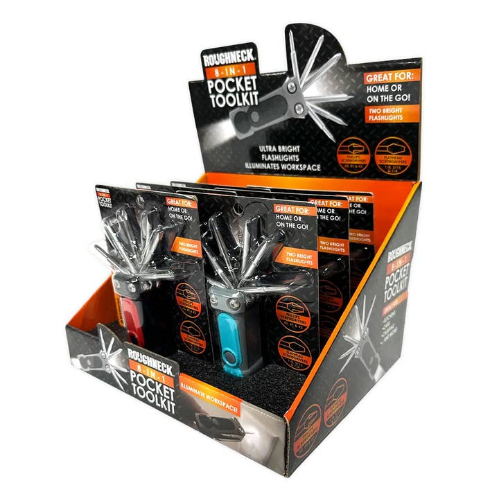 Novelty Brands - Wholesale Retailer Display - Home & Living - Roughneck Impulse Tools Assortment 66PC Floor Display8