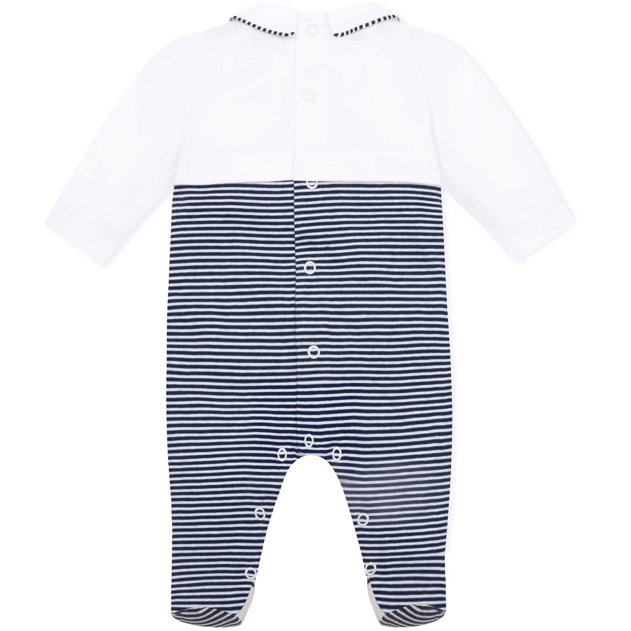 Emile Et Rose - Wholesale Clothing Set - Baby - Jasper Navy Boys Teddy Babygrow and Hat5