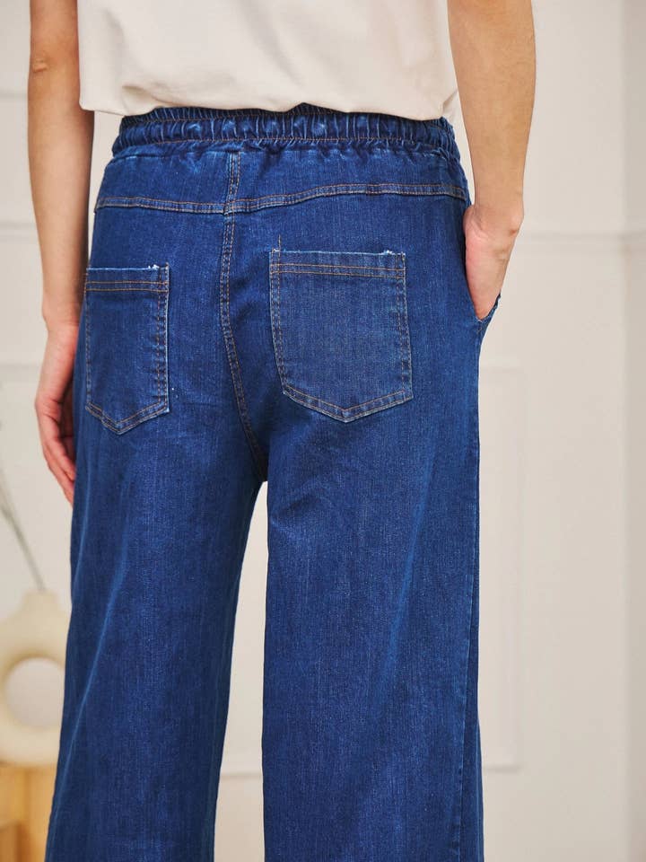 Pépouz' Paris – wholesale Jeans - Dam – Breda jeans med resårmidja PPN2515