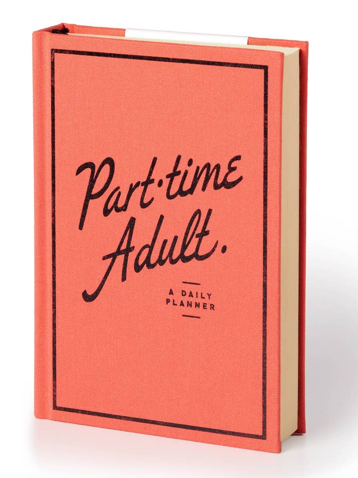 Brass Monkey Part-Time Adult Undated Daily Planner for wholesale by Chronicle Books