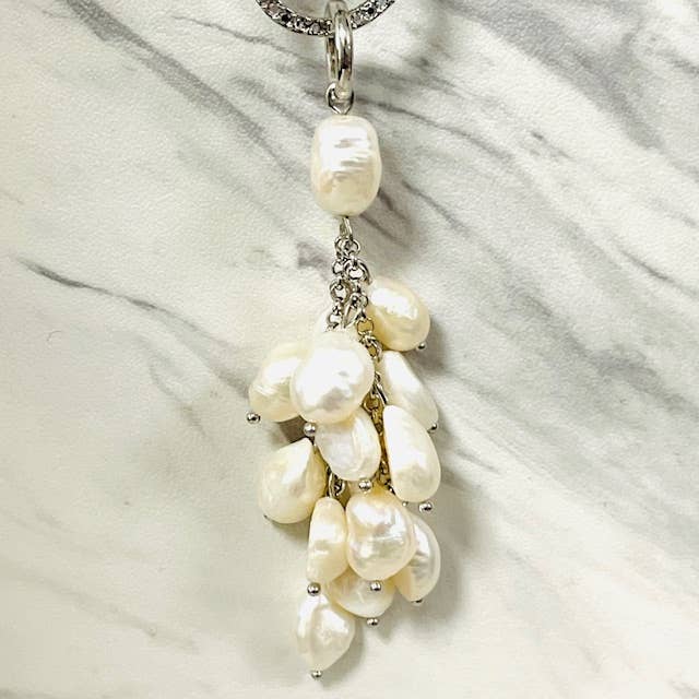 Anita K By Blushing Pink - Wholesale Kralen/parelketting - Zoetwaterparelketting met kristalsluiting & parelkwastje7