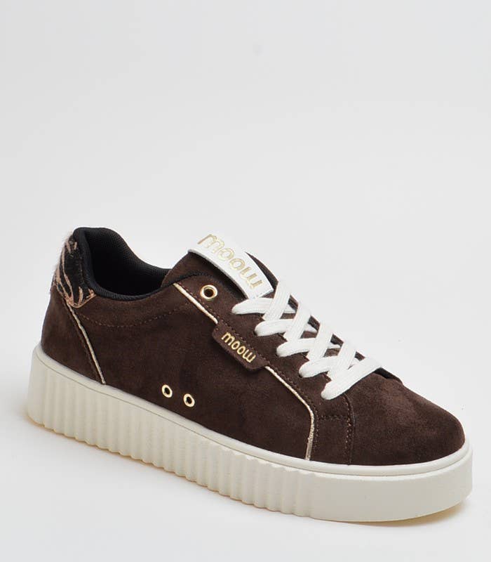 SWEET MAGIC SHOES & BAGS - Wholesale Lifestyle Sneakers - Women's - SUEDE CASUAL SNEAKERS WITH RUBBER SOLE1