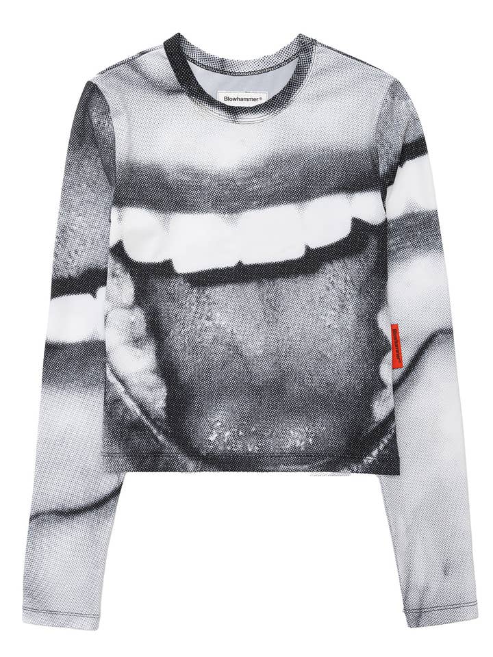 Camisola de Manga Comprida Smile por atacado de Blowhammer