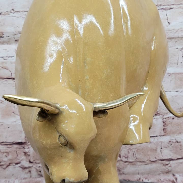 Bronzhaus – Großhandel Skulptur – Bronzestierstatue Moderne Abstrakte Bauernhaus Skulptur Dekor7