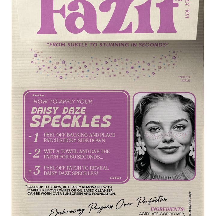 Fazit – Großhandel Körper-Glitzer/-Schimmer – Gänseblümchen Daze Sprenkel1