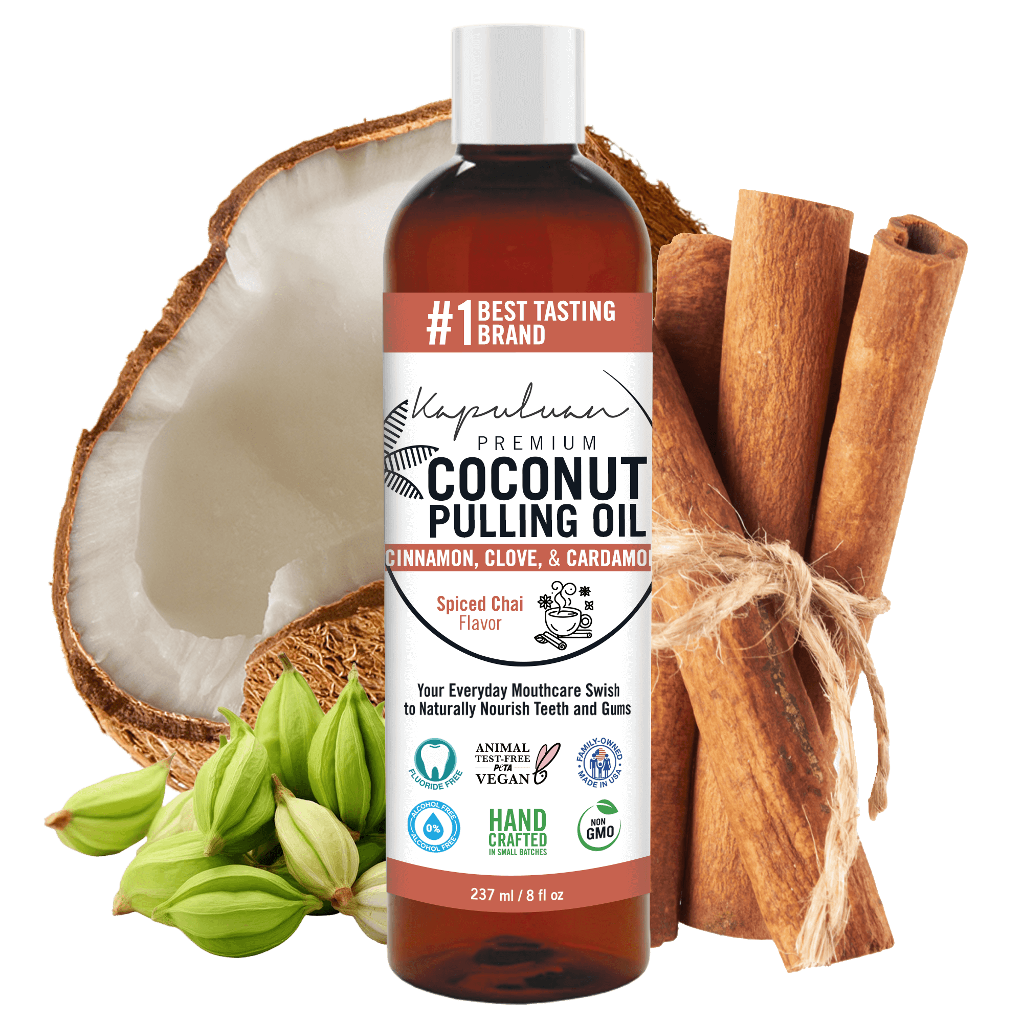 Kapuluan Coconut - Wholesale Mouthwash - Coconut Oil Pulling for Teeth and Gums Mouthwash 9