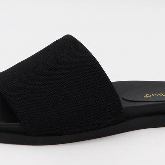 Mars Sky Shoes Wholesale - Wholesale Sandals - Women's - Bamboo MISSION-91 Wide Mesh Fabric Strap Slide Flat Sandals