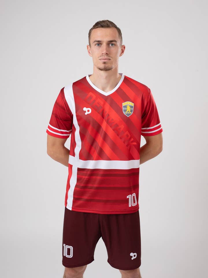 Ronaldinho Denmark Jersey/Camisa Replica for wholesale by DRYWORLD